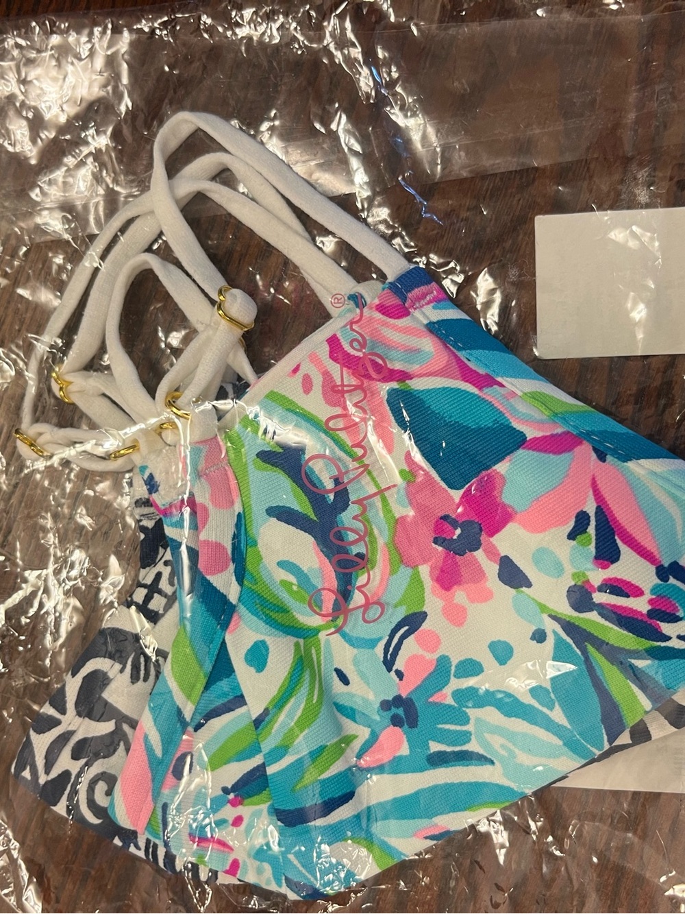 Lilly Pulitzer Brand New Set of 2 Face Masks